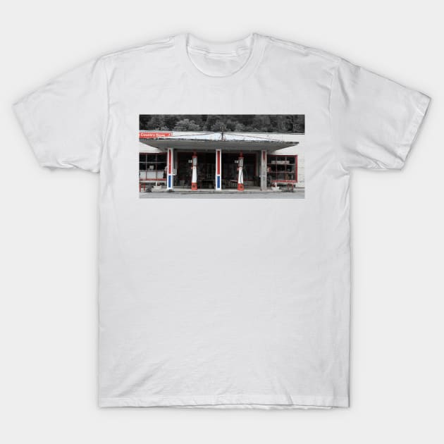 Esso Gas Pumps T-Shirt by searchlight